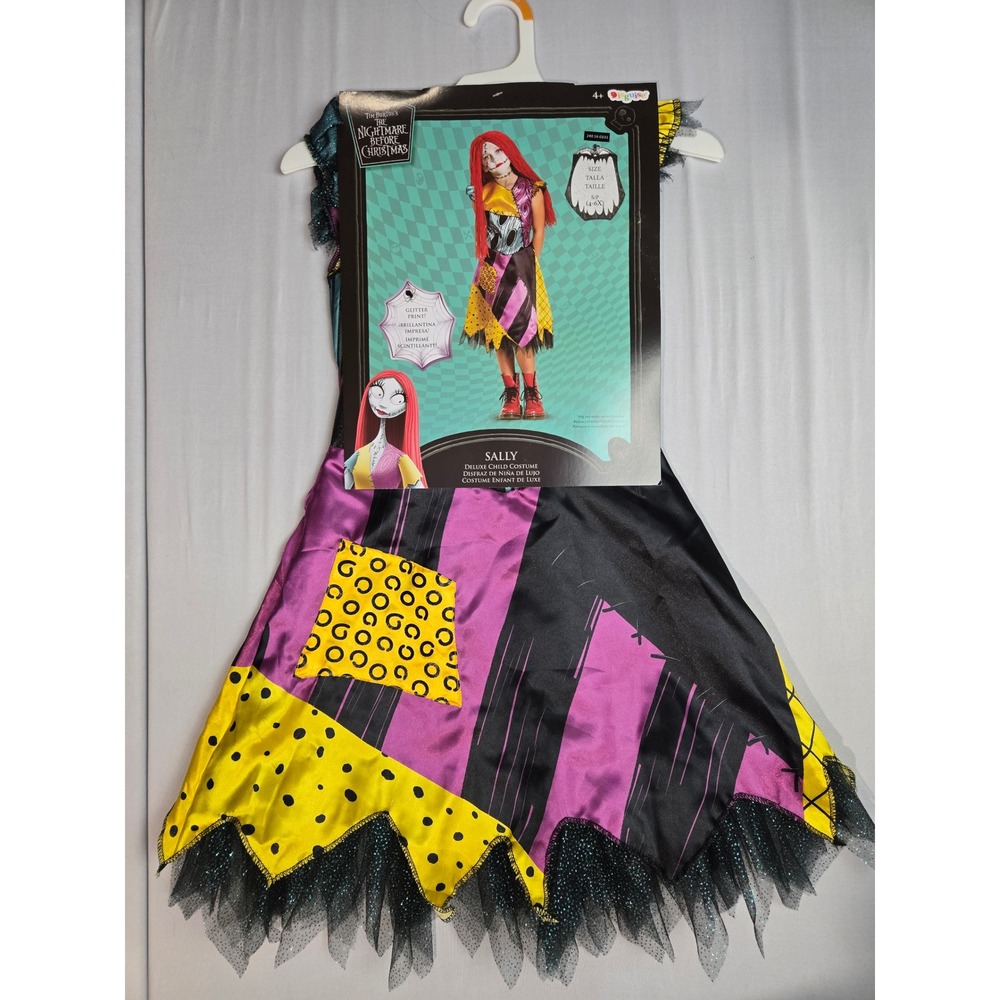 Disguise Sally Deluxe Nightmare Before Christmas Costume Kids Size Small 4-6X